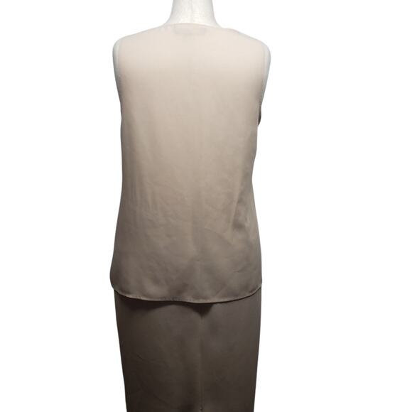 Blessings from Heaven 3-Piece Taupe Formal Ensemble Sz 14W Retro Y2K Churchwear - Picture 4 of 16